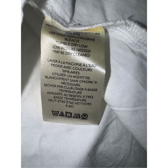 Free People Gaia Cotton Poplin Miniskirt Sz M White - Picture 4 of 9